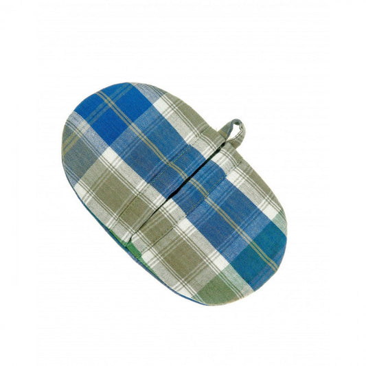 Set Of 2 Sea Queen Check Pattern Microwave Oven Mitts