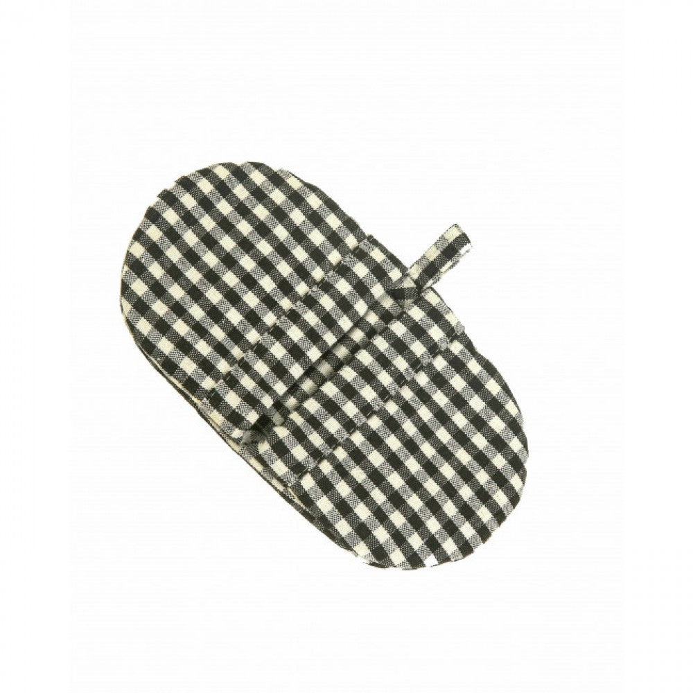 Set Of 2 Toro Black Check Pattern Microwave Oven Mitts