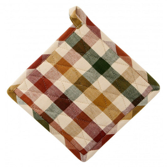 Set Of 2 Cambridge- Check Pattern Pot Holder