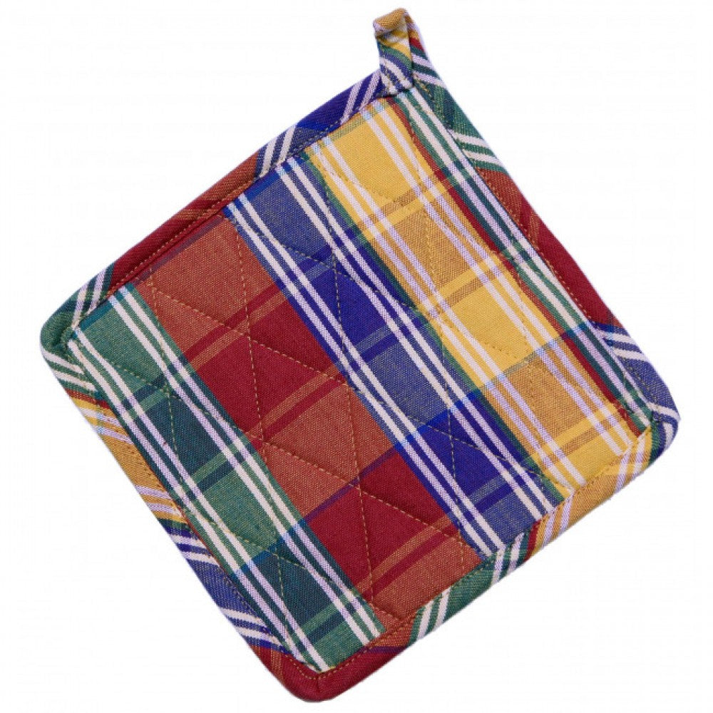 Set Of 2 Harvest - Check Pattern Pot Holder