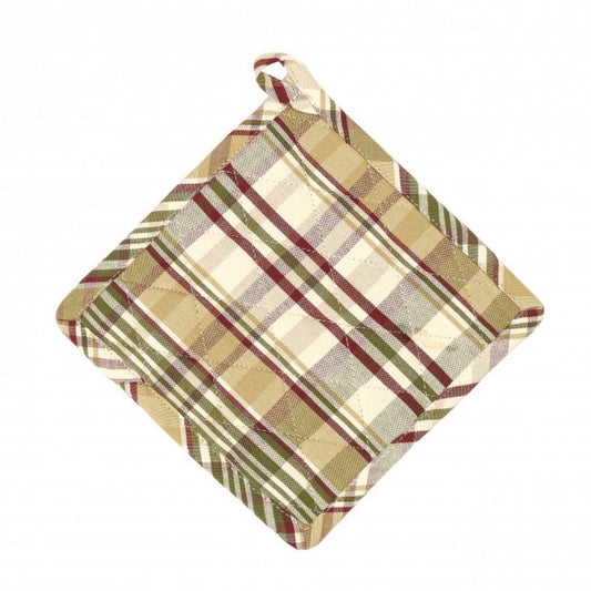 Set Of 2 Rosemary Check Pattern Pot Holder