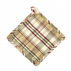 Set Of 2 Rosemary Check Pattern Pot Holder