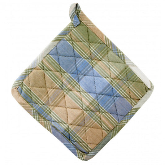 Set Of 2 Montari Check Pattern Pot Holder