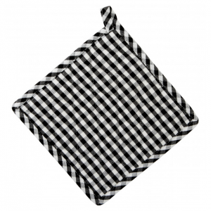 Set Of 2 Toro Black Check Pot Holder