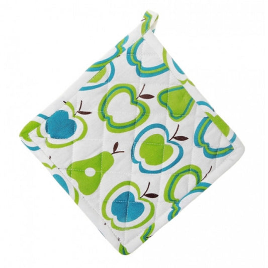 Set Of 2 Apples And Pears Print Pot Holder