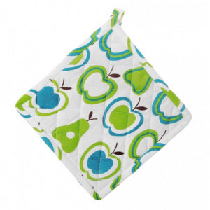 Set Of 2 Apples And Pears Print Pot Holder