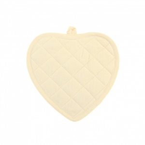 Set Of 2 Heart Shaped Natural Diamond Pattern Pot Holder