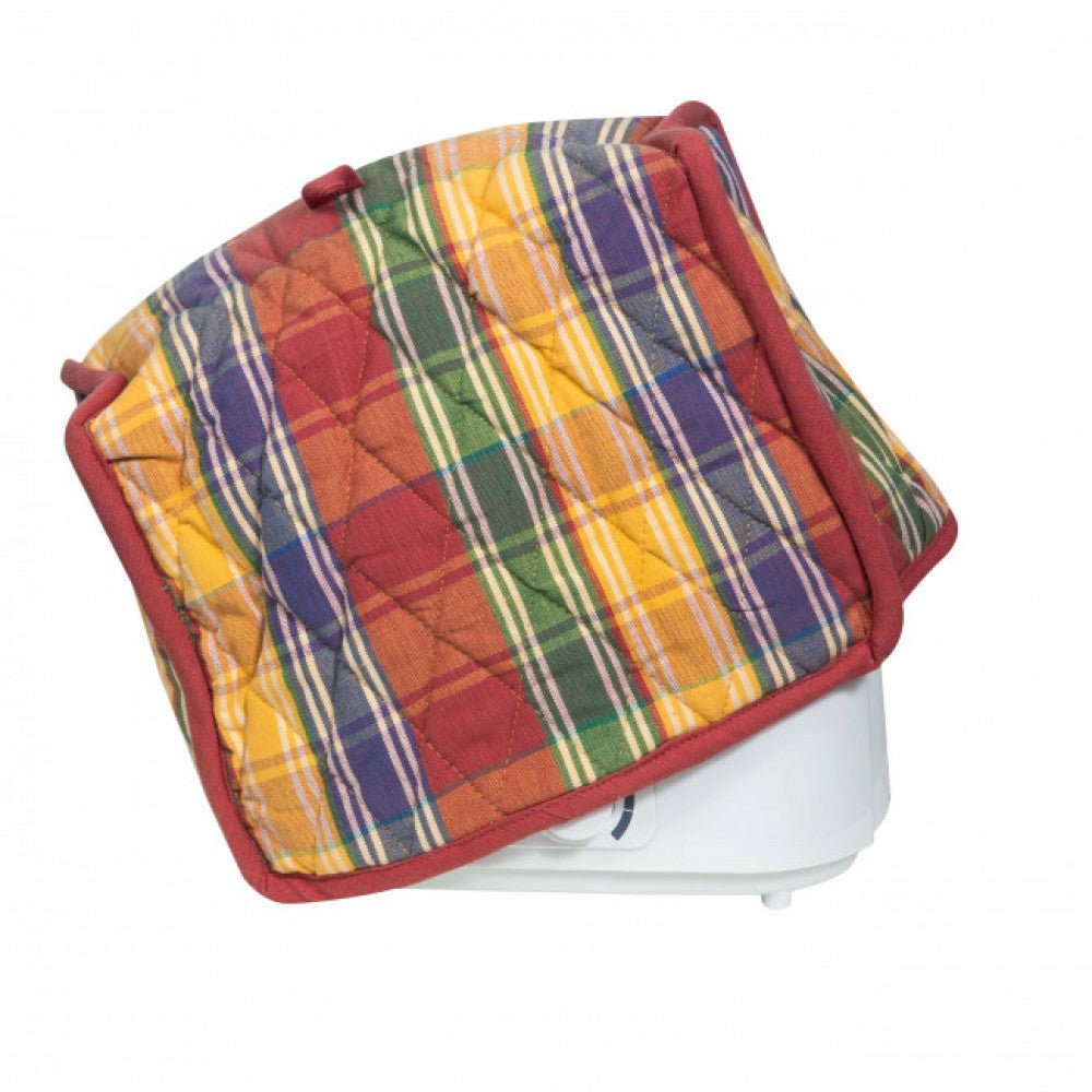 Harvest Check Pattern 2 Slice Toaster Cover