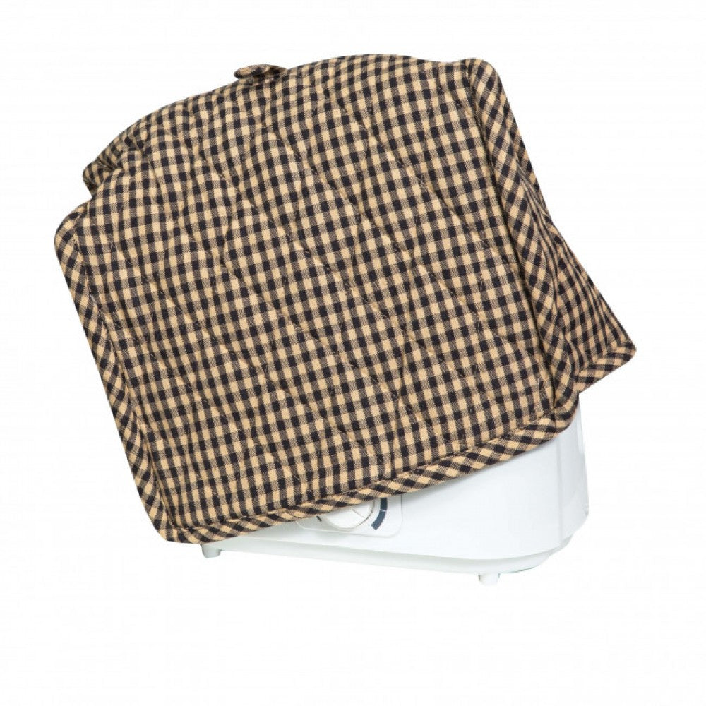 2Slice" Star Black Check 2 Slice Toaster Cover