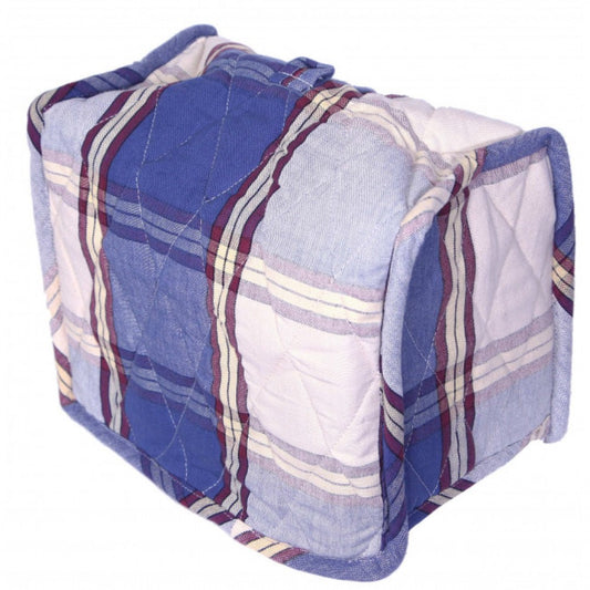 2Slice" Sherwood Navy Check Pattern 2 Slice Toaster Cover
