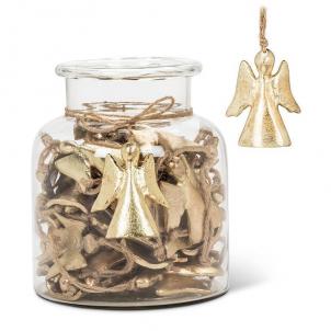 Set Of 40 Angels In A Jar Ornament