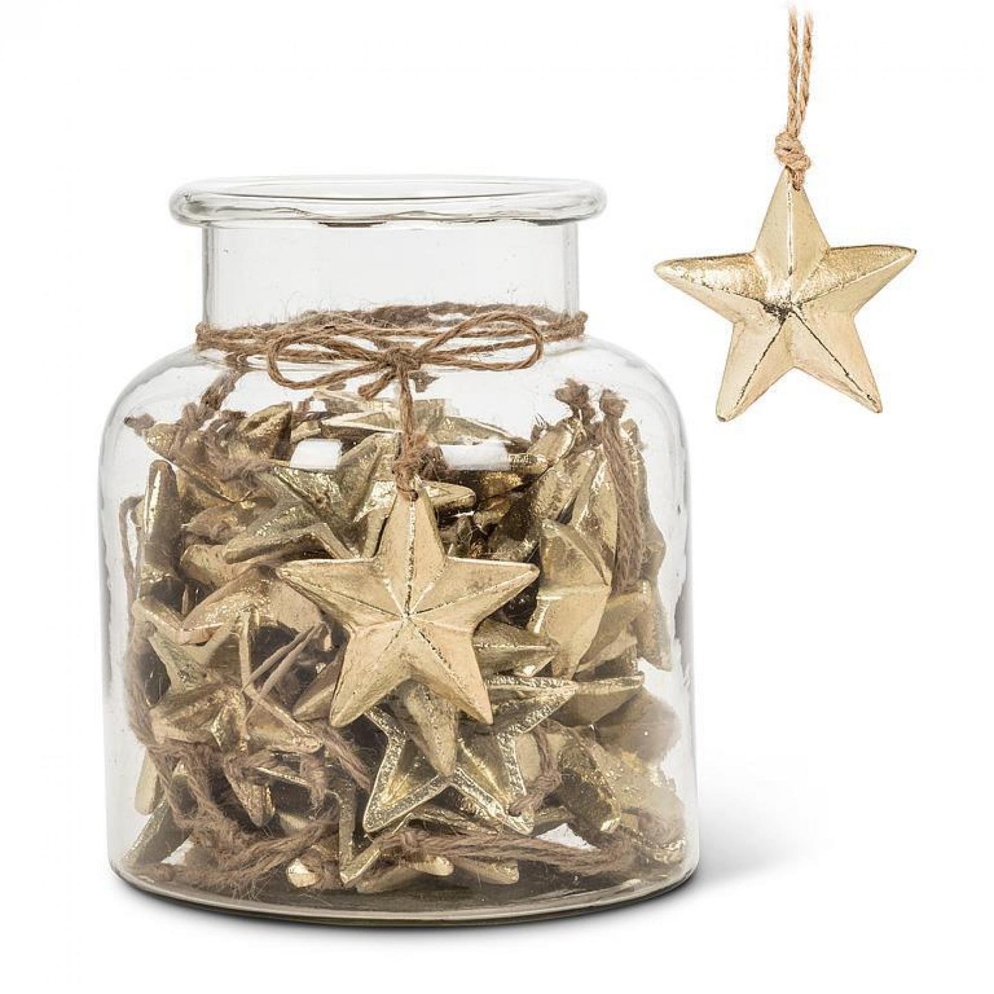 Set Of 40 Simple Stars In A Jar Ornament