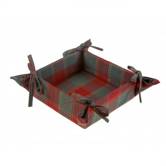 Syracuse Check Pattern Bread Basket