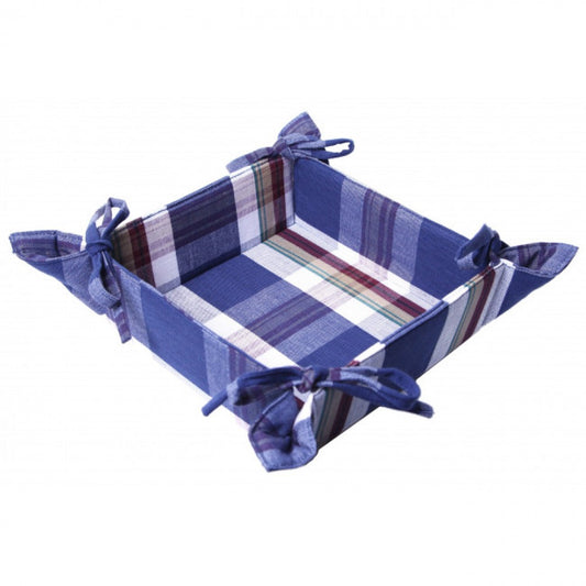 13x9" Lakewood Check Pattern Bread Basket