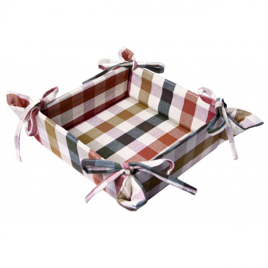 13x9" Cambridge Check Pattern Bread Basket