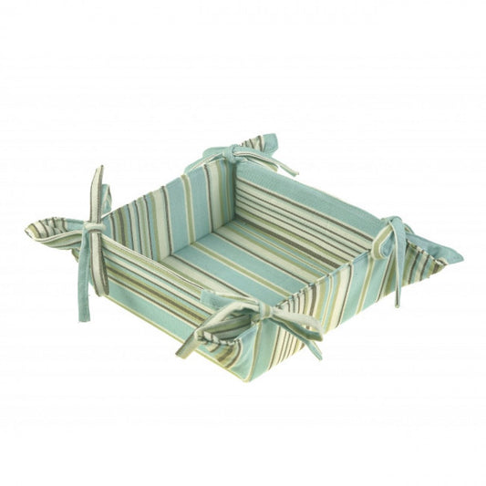 5.5x5.5" Seaside Stripes Bread Basket
