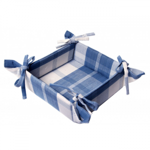 13x9" Meridian Check Pattern Bread Basket