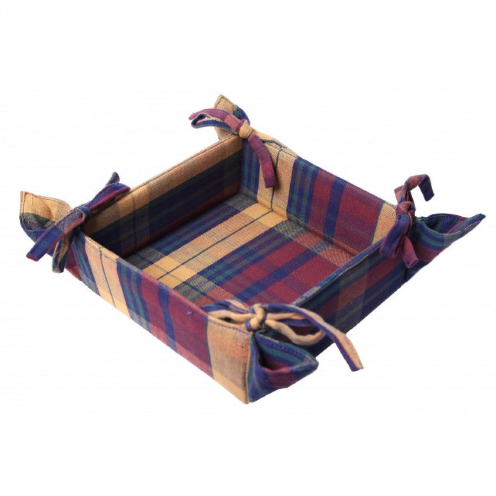 13x9" Sunset Check Pattern Bread Basket