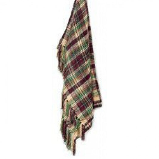Alaska Check Pattern Chenille Throw