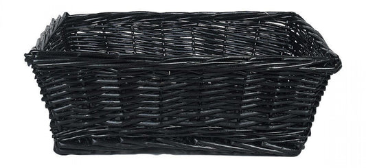 Dark Tone Rectangular Willow Basket