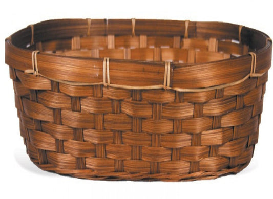 Oval Brown Bamboo Basket