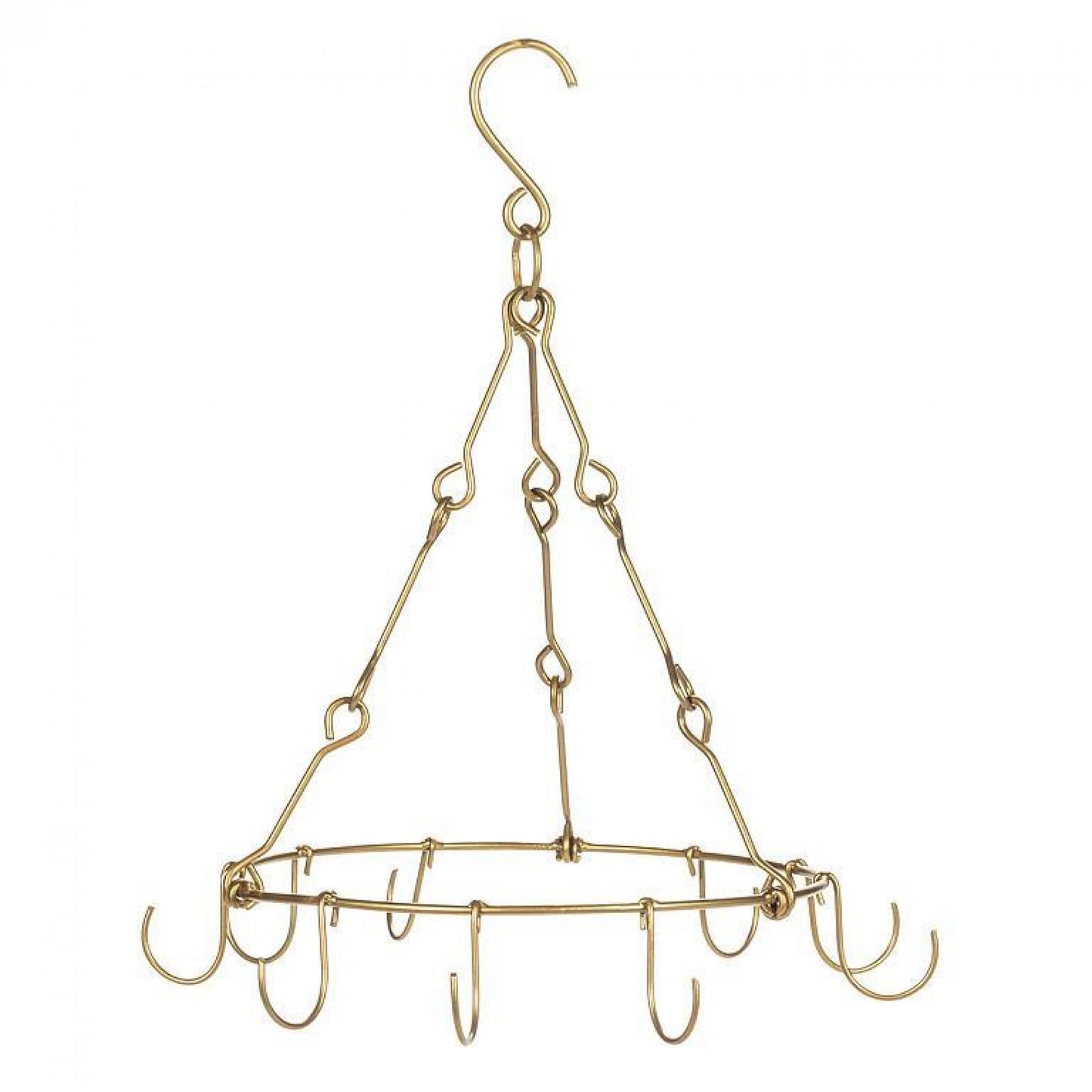 Round Ceiling Hanger With 9 Hooks Storage Holder