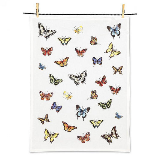 Allover Butterflies Tea Towel