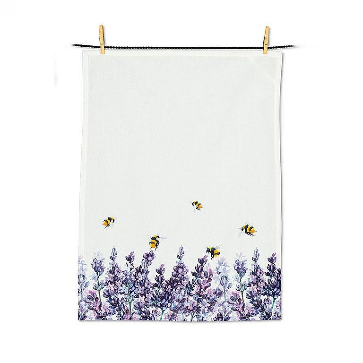 Set of 12 Lavender & Bees Tea Towel