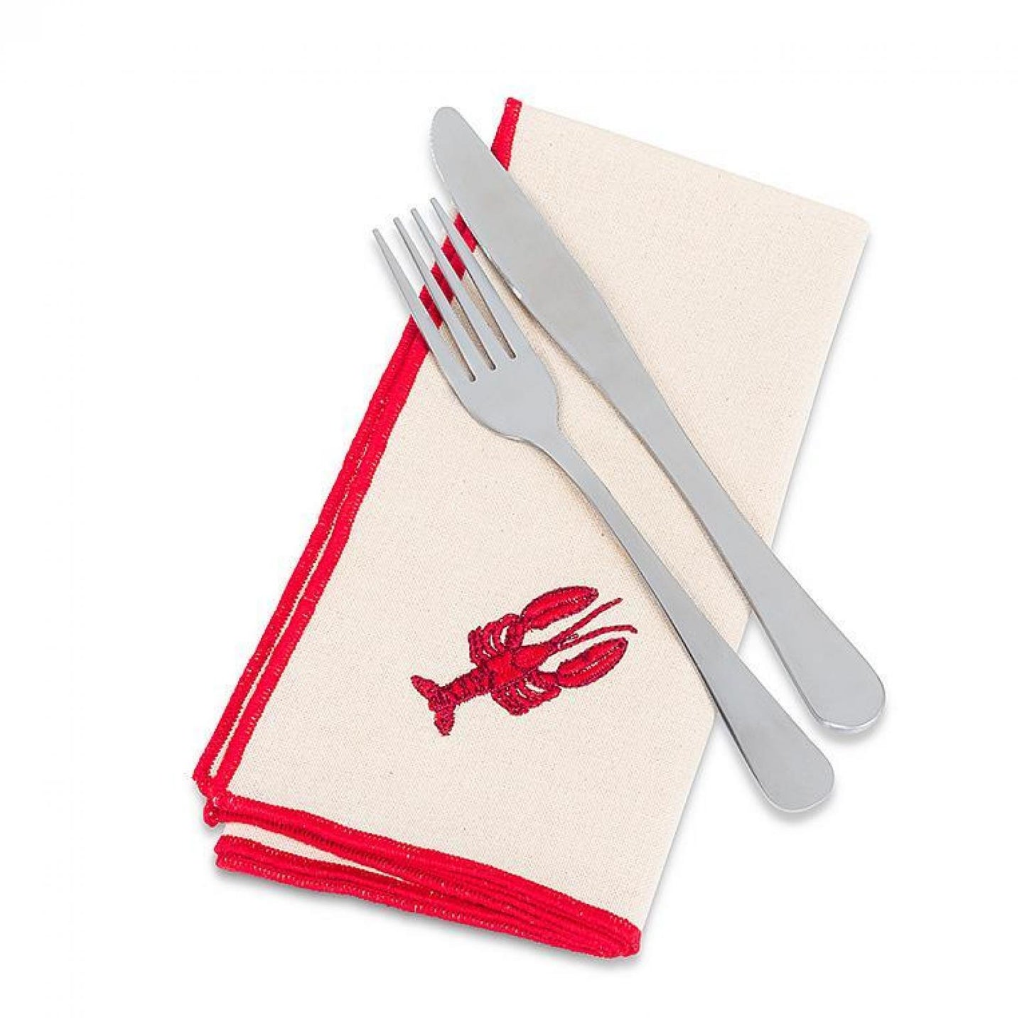 Stitched Lobster Napkin Napkins