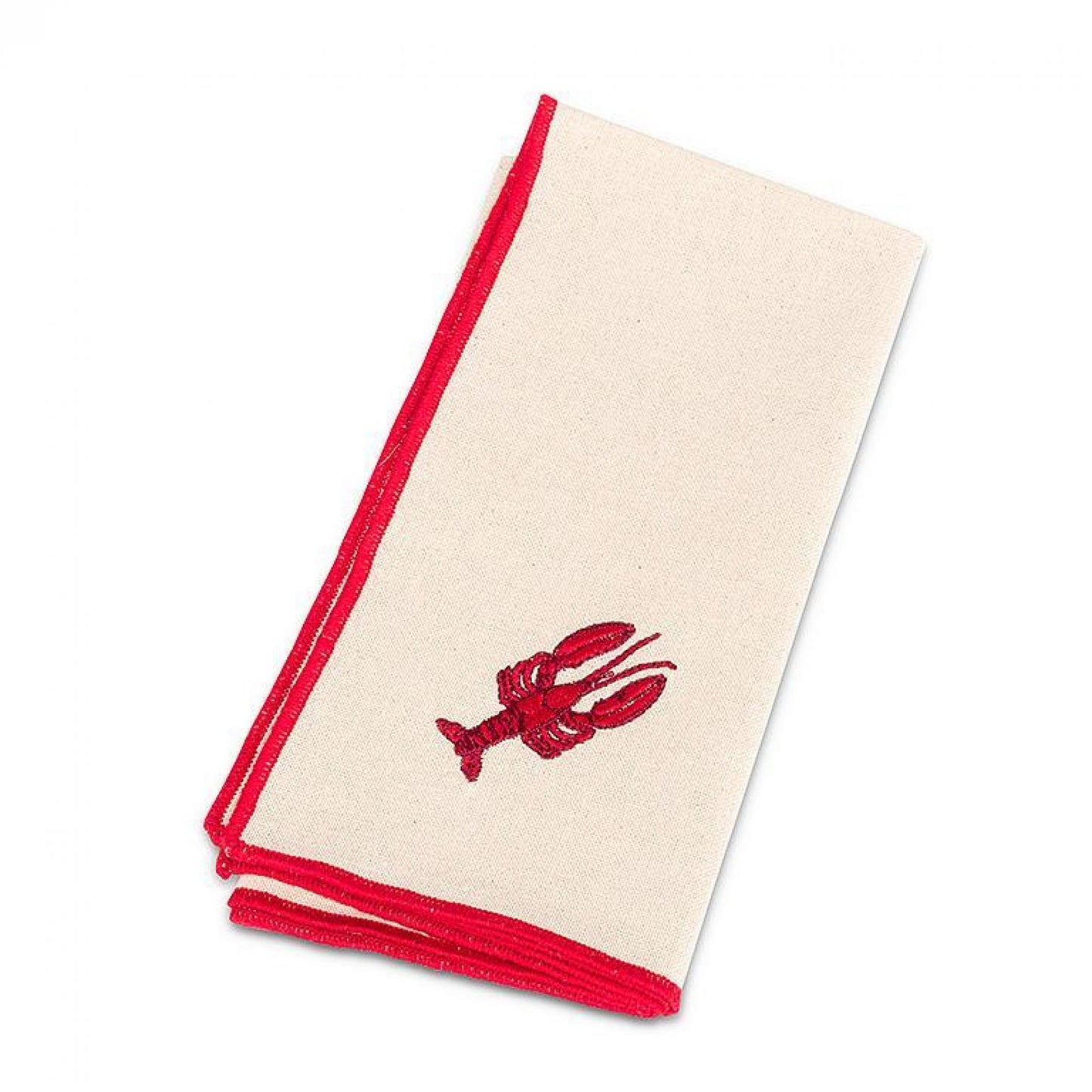 Stitched Lobster Napkin Napkins