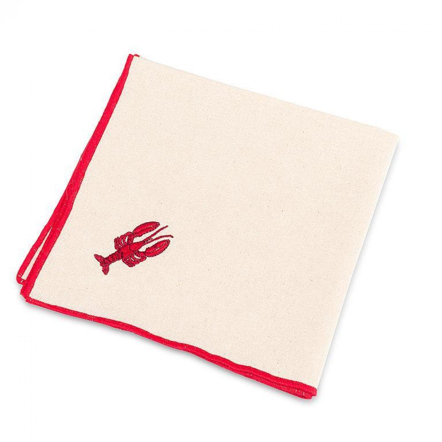 Stitched Lobster Napkin Napkins