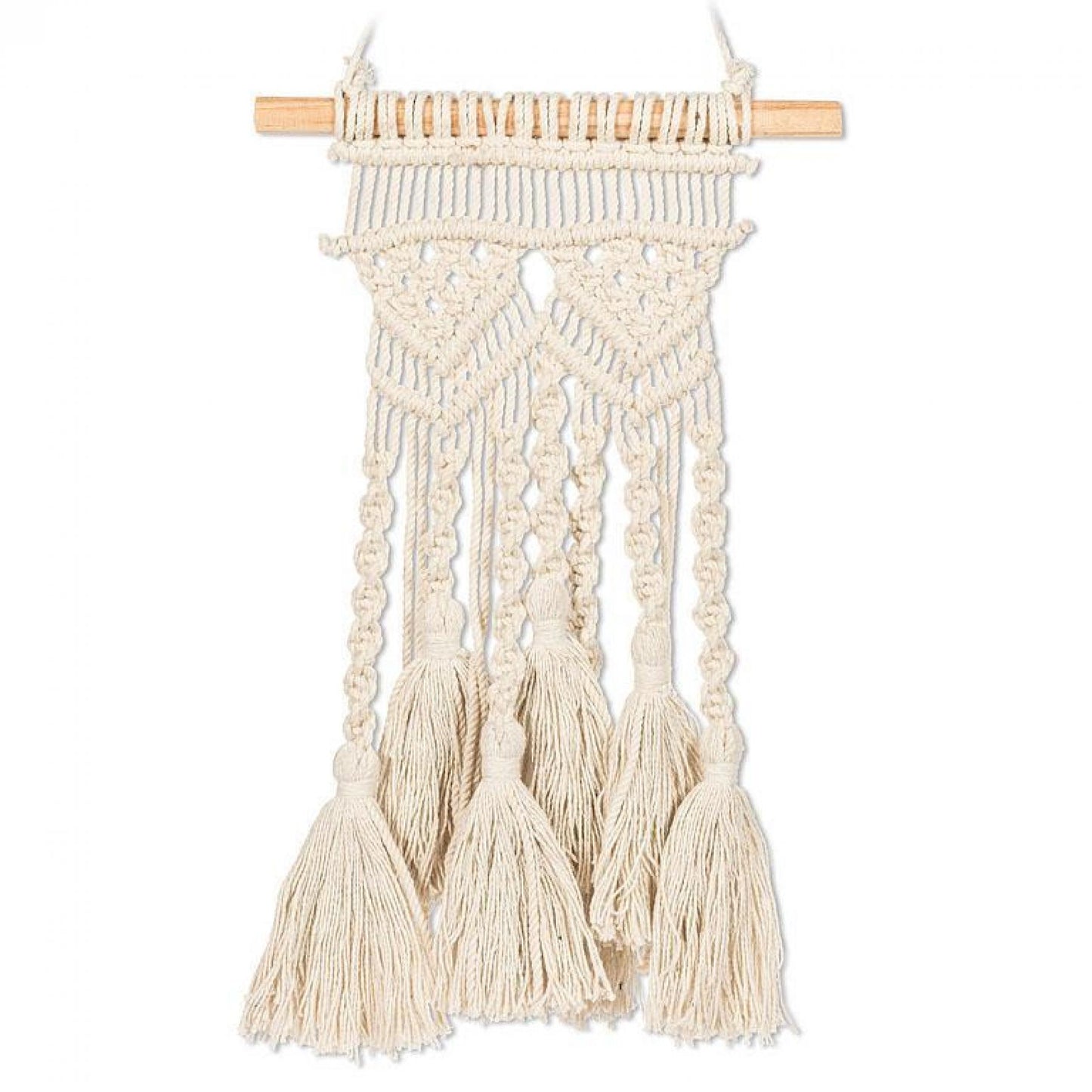 Hanging Macrame With Tassels Wall Decor