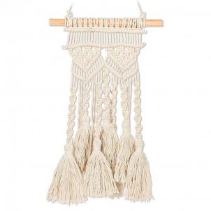 Hanging Macrame With Tassels Wall Decor