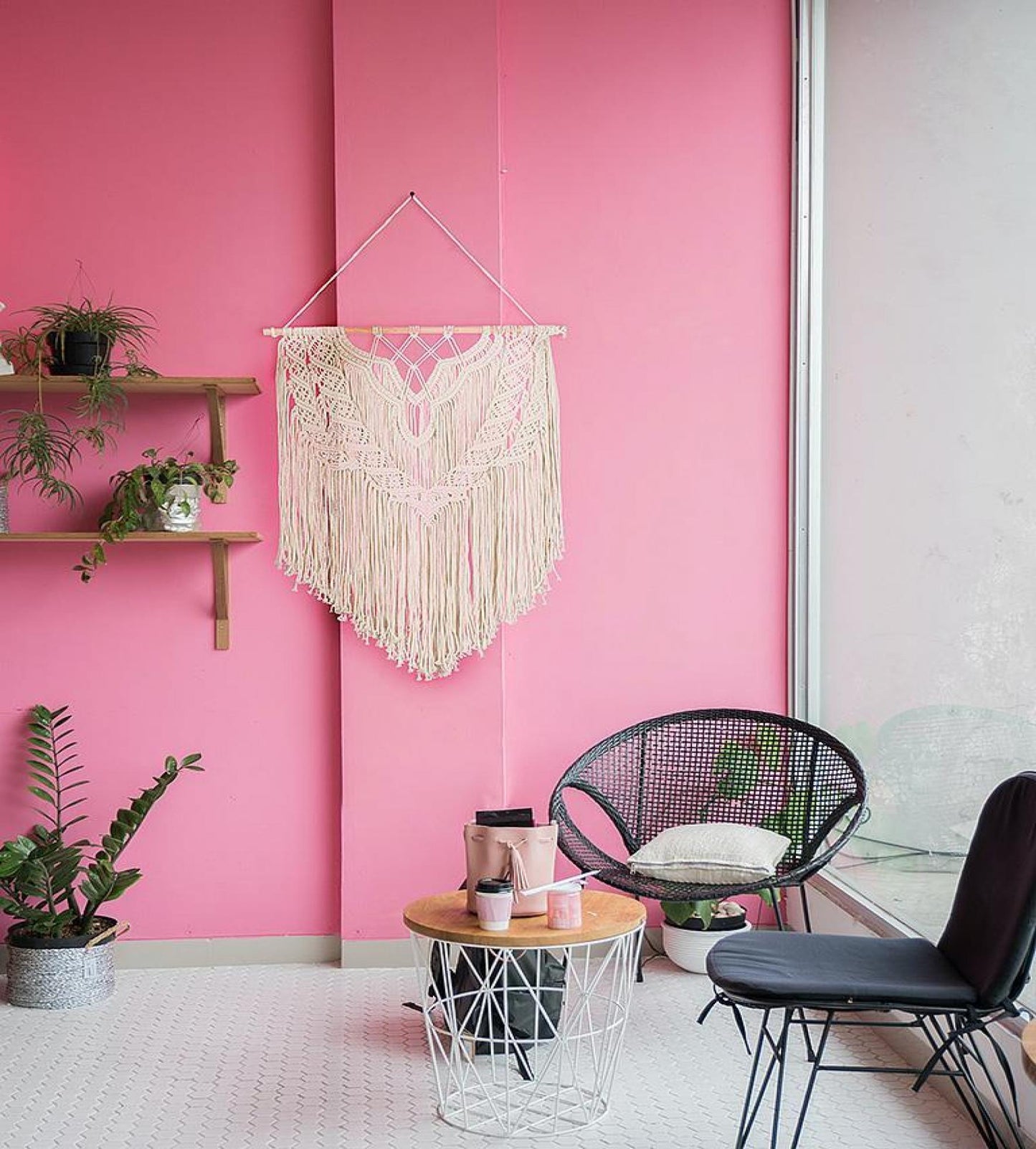 Fringed Macrame Wall Decor