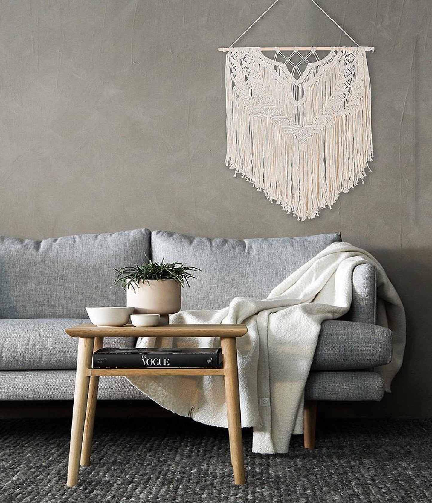 Fringed Macrame Wall Decor