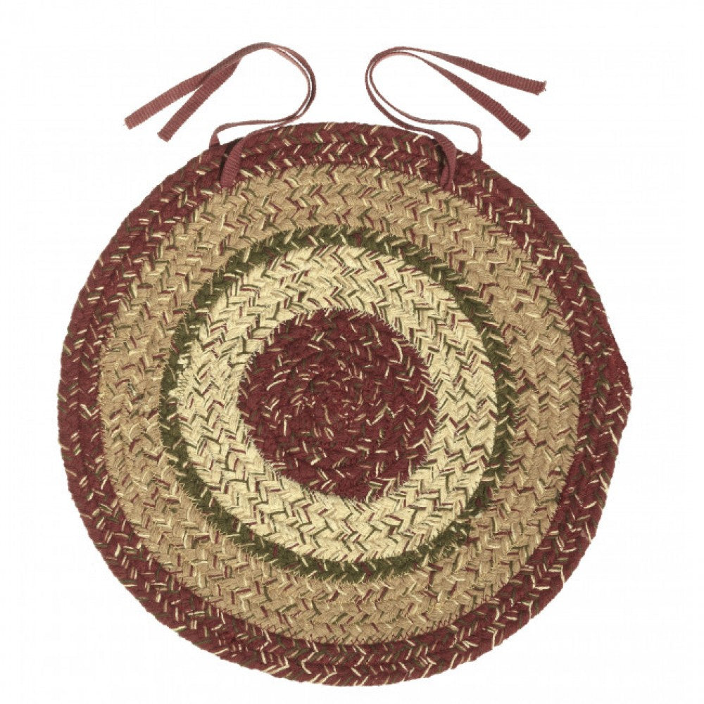 Rosemary Round Braided Chair Pad