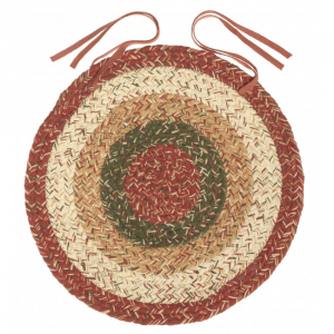 Cyprus Round Braided Chair Pad