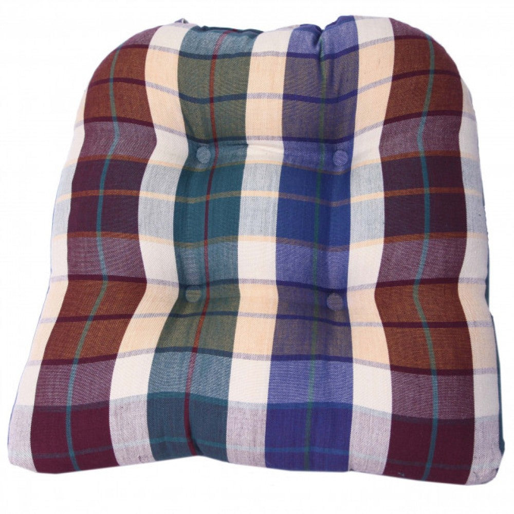 Morocco Check Pattern Chair Pad