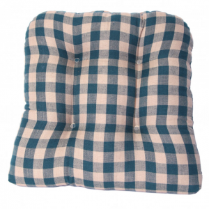 Green Check Chair Pad