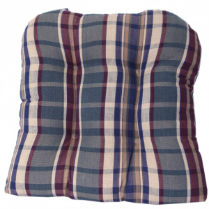 Army Check Pattern Chair Pad