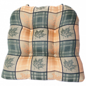 Maple Leaf Check Pattern Chair Pad