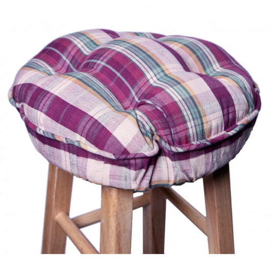 Alaska Check Pattern Bar Stool Cover