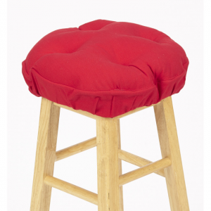 Red Bar Stool Cover