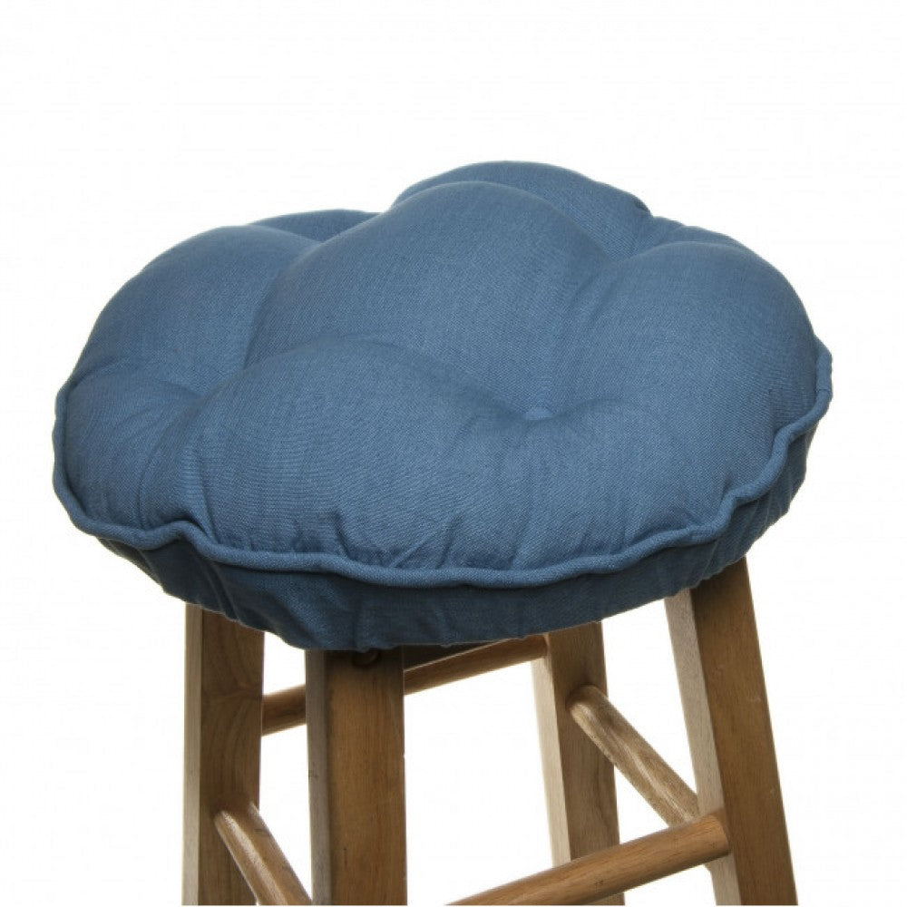Blue Bar Stool Cover