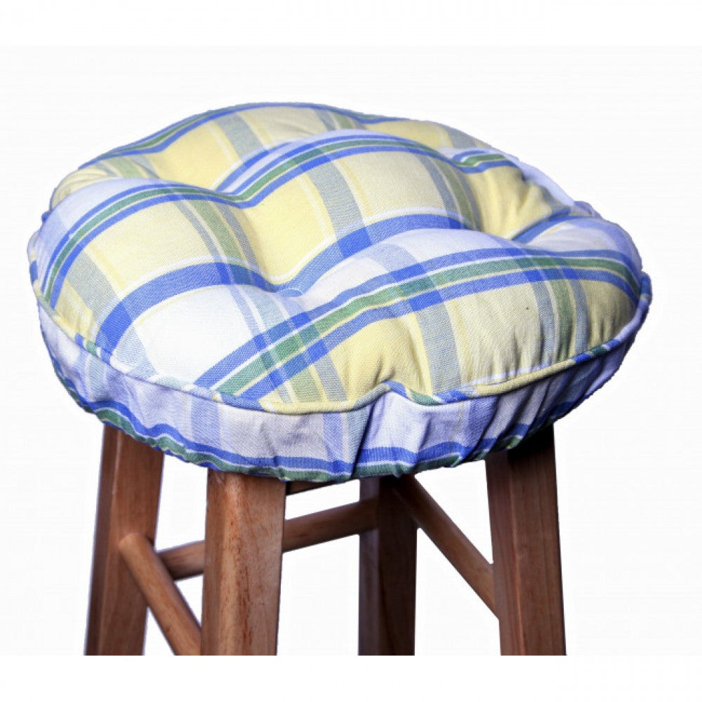 St. Jean Check Pattern Bar Stool Cover