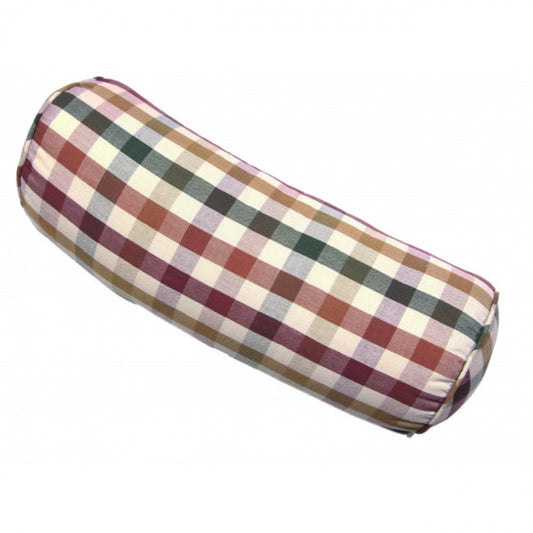 18x6" Cambridge Check Pattern Bolster Pillow