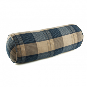 Sand Blue Check Pattern Pillow