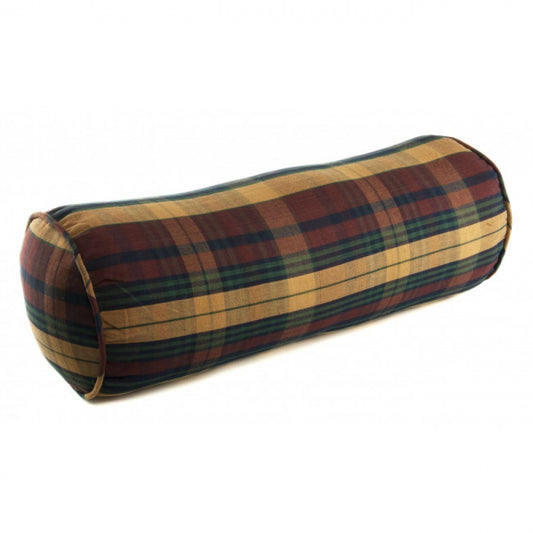 21x8" Sunset Check Pattern Bolster Pillow