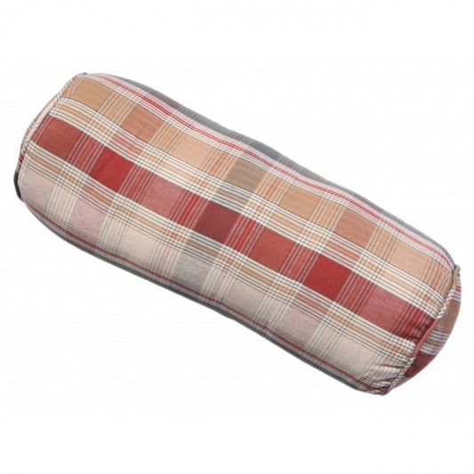 18x6" Cyprus Check Pattern Bolster Pillow
