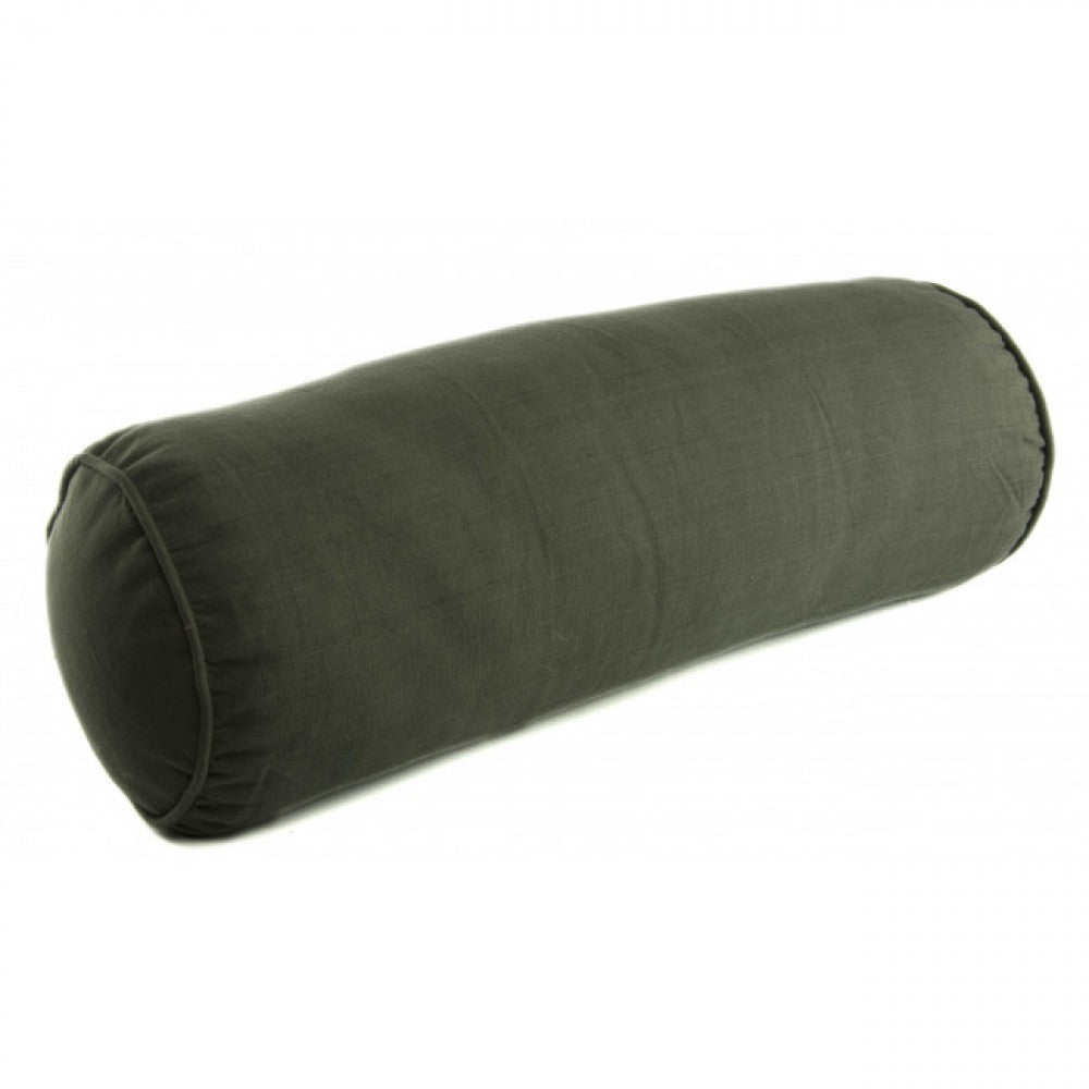 Moss Green Bolster Pillow